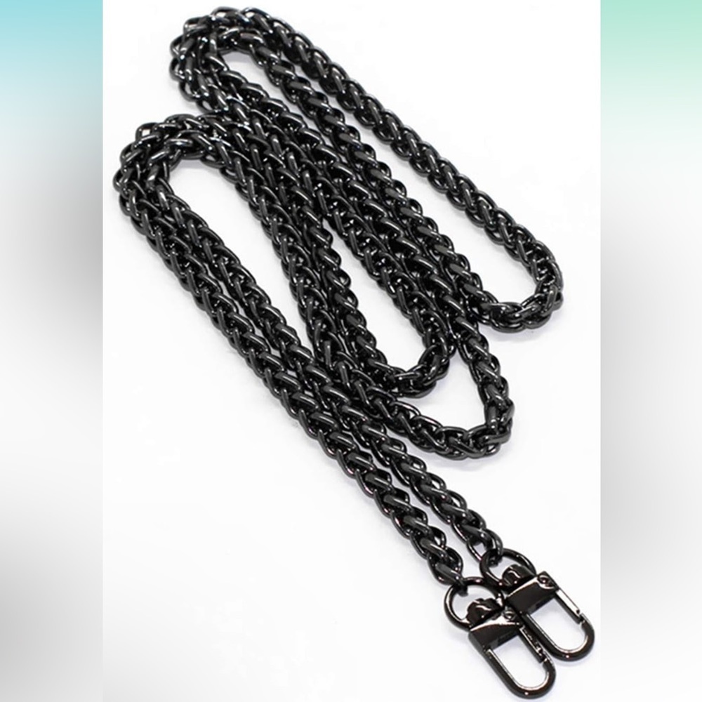 Model Worker Lantern Chain Strap Iron Crossbody Replacement Silver 39.4" - Picture 4 of 4
